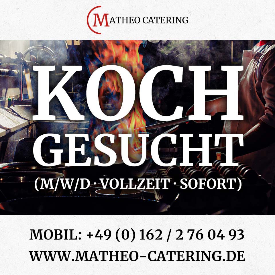 Koch gesucht | Matheo Catering